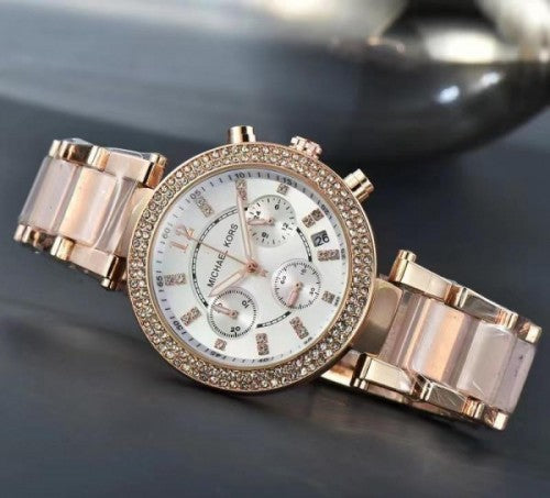 Michael Kors Parker Rose White