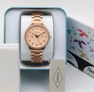 Fossil Tailor Full Rose Gold