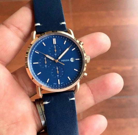 Fossil Commuter Blue