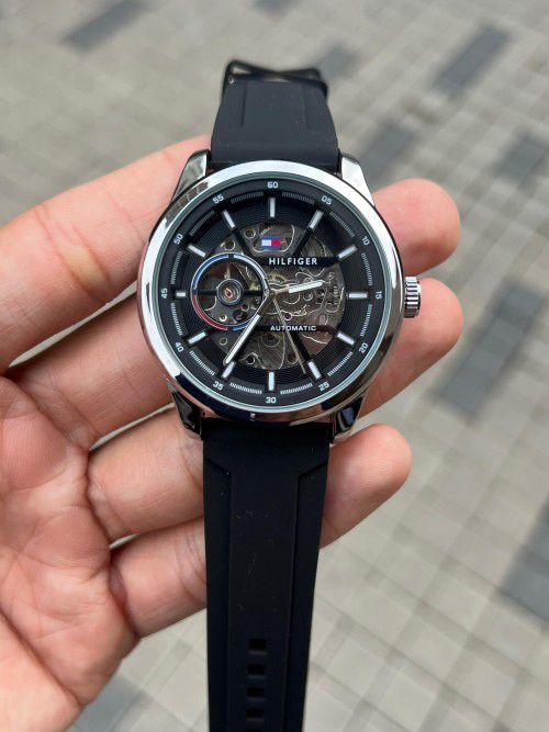 Tommy Hilfiger Automatic Silver Black
