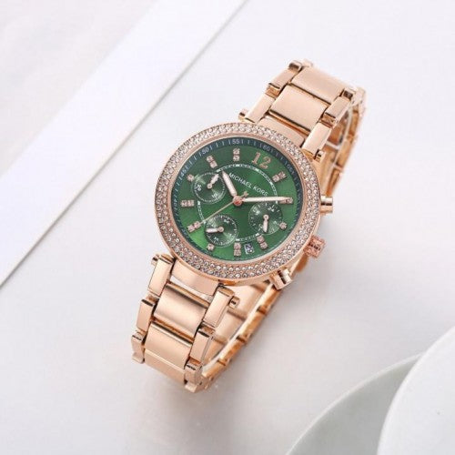 Michael Kors Parker Rose Green